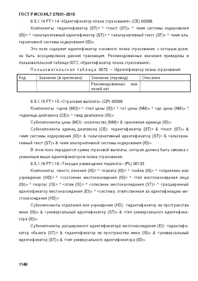 ГОСТ Р ИСО/HL 7 27931-2015, страница 1155